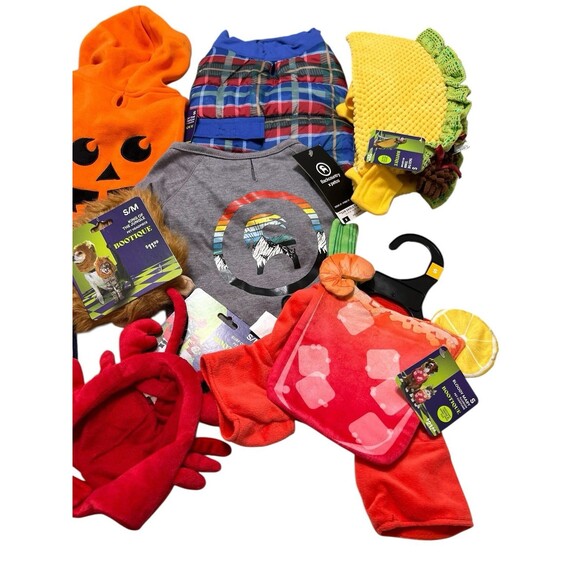NEW Lot of 10 Dog Youly, Bootique, Backcountry Outfits Size S to S/M (Lot 2907) - Picture 4 of 5